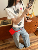 Cutie Animal Short Sleeve T-Shirt