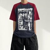 テラーカラーウェイラグラン半袖Tシャツ (4 colors)