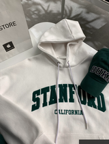  Urban Stanford Double Middle Cloth Embroidery Hoodie