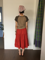Root frill tiered skirt (3color)