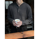 [MUSCLE FIT] Golgi muscle fit henry neck knit(4color)