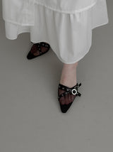 Celine Layered Unbalanced Long Skirt
