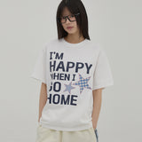 I'm HAPPY Half Sleeve T-shirt