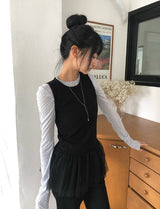 ナティンテンセルパフシャーリングショートスリーブTシャツ