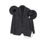 Striped Single Jacket 2COLOR