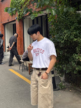 Whatever レタリングショートスリーブTシャツ