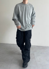 nylon suit pocket pants(2colors)