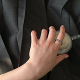 レターリング / [CCNMADE] LETTER RING 2 (NAVY)