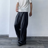 Charcoal Draped Trousers