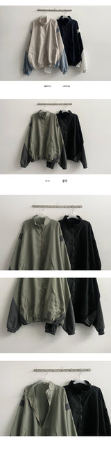 [Planned Product!] Witten-Two-Way Color Windbreaker (4 colors)