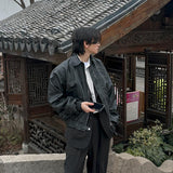 ASCLO Leather Work Jacket (3color)