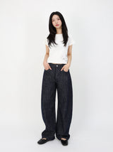MOOD INDIGO PIN STRIPE CURVED DENIM code 26200