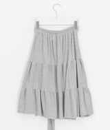 Kovinen Tiered Shirring Long Skirt