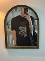 Hop Lettering Print Half Sleeve T