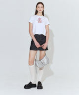バレットシューズリボンTシャツ_ホワイト