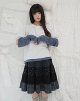 STARRY PENDANT BACK RIBBON TOP