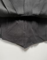 Keina Low-Waist Pleated Skirt (Black)