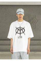 EMBLEM WASHED DYING VINTAGE BALL CAP MSFAC004-WT