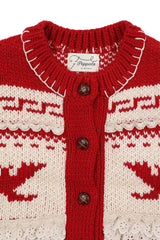 Monet Jacquard Vest [Red]