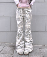 camo cargo bootscut pt (2colors)