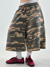 CAMOUFLAGE BERMUDA PANTS💛🤎💚