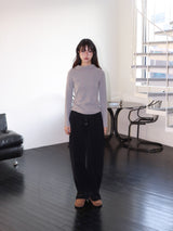 コーデュロイストラップパンツ (BLACK)