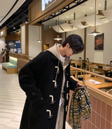  Liu Wool Overfit Duffel Coat