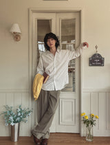 Obi basic pintuck slacks