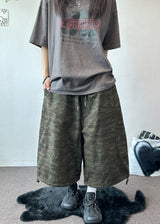 Open Pocket Cargo Military Two-Style Rope Bermuda Shorts 2color