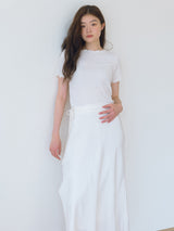 ウェーブクリンクルTシャツ - Ivory