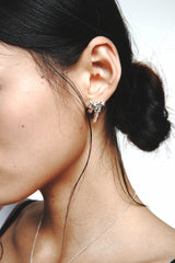 SIMPLE MELTING EARRING SILVER925