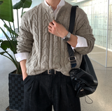  Belerice Henry Neck Cable Overfit Knit