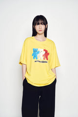 25SS フレンチエイリアンショートスリーブTシャツ イエロー