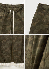 カモバルーンジャージースカート (Khaki)