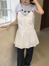 デイジーポップフラワープリントステッチTシャツ