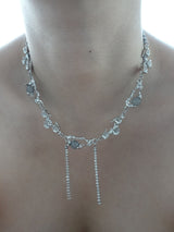 [s.steel] crystal drop chocker | 크리스탈 드롭 초커 목걸이