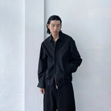 Checked Zip Shirt Jacket