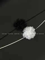 バラの花のコサージュストラップ