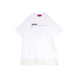 LACE LAYERED SHORT SLEEVE T-SHIRT DRESS (FOR WOMAN)_SYF1OP51WT