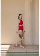 Jennie Top and Bottom Set Red