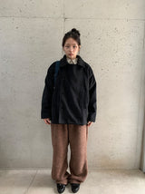 リムロベルトダブルボタンハイネックコート