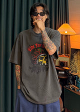 ファストダイヘビーピグメントショートスリーブTシャツ 4カラー