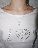 [925SILVER] PURE ROSE PENDENT NECKLACE