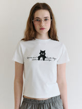 ローラキャットフレンズTシャツ ホワイト