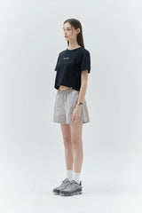 KIRSH PLAIN WORDING POINT T-SHIRT - DARK NAVY   