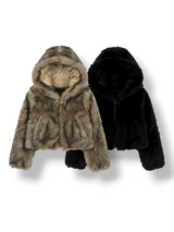 Sado Hoodie Fur Jacket