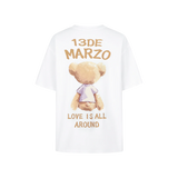13DE MARZO ポケットペインティングTシャツ