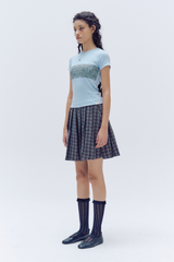 CHECKERED SKIRT