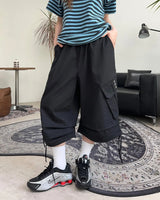 Lot Eyelet Cargo Bermuda Pants