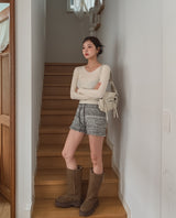 メイボカシニットショートパンツ
